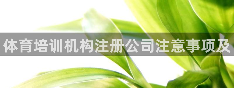 欧陆娱乐怎么注册帐号：体育培训机构注册公司注意事项及