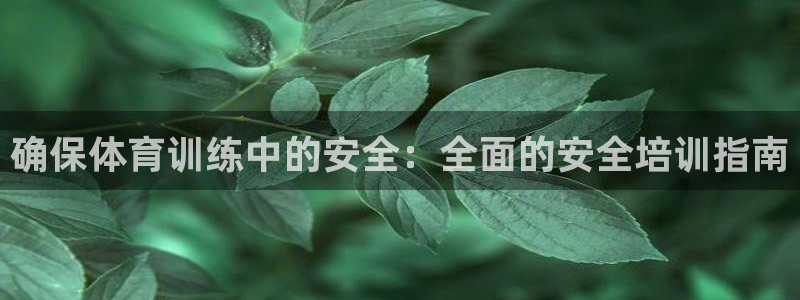 欧陆娱乐登录注册平台官网：确保体育训练中的安全：全面